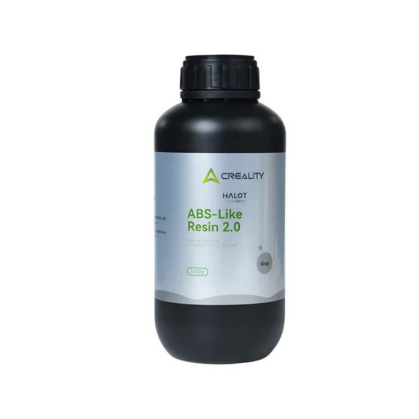 Resina tipo ABS Creality 2.0, 1 kg, color gris.